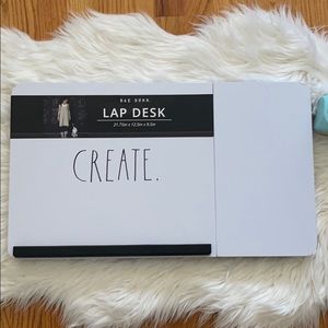 Rae Dunn CREATE White Laptop Lap Desk